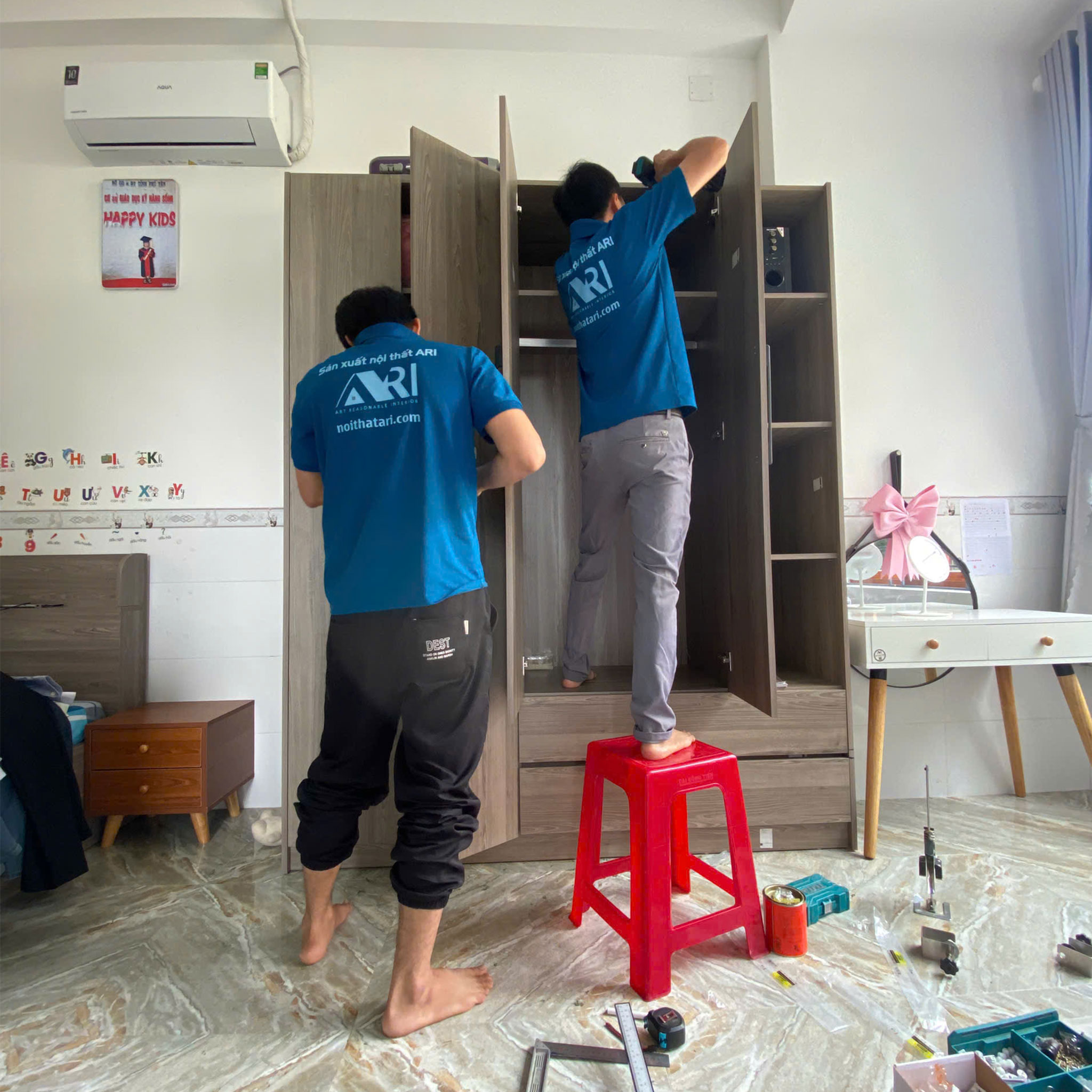 Lắp đặt tủ áo