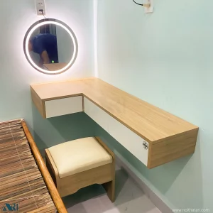 Bộ bàn trang điểm góc tường - AM12-04
