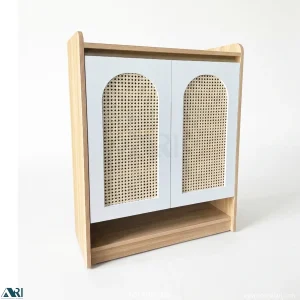 Tủ giày decor 2 cánh mây | AS08-07