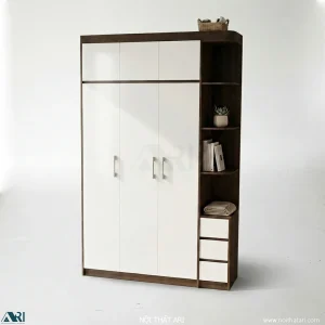 Tủ quần áo 1m5 có kệ trang trí | AC15-02