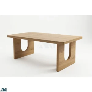 Bàn Sofa AURA Coffee Table 1m2 Chân Khoét Vòm Độc Đáo | AF12-04
